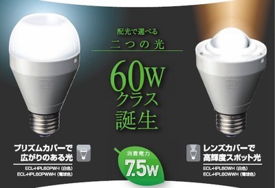 日廠Ecorica新品LED燈泡上市 低功耗高亮度，引領(lǐng)家居照明新趨勢(shì)